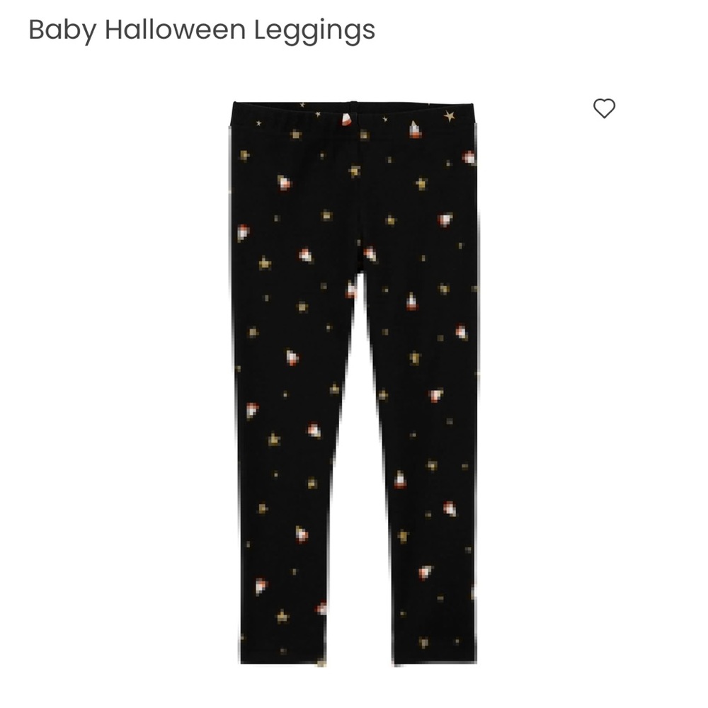 Carter’s Girl Black Halloween Leggings